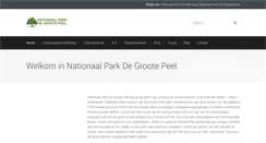 Desktop Screenshot of nationaal-parkdegrootepeel.nl